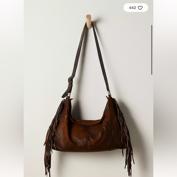 Free People Christiansen Orizzonte Distressed Leather Bag - Picture 1 of 7